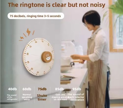 Cute Pot-Shaped  Mechanical Kitchen Timer