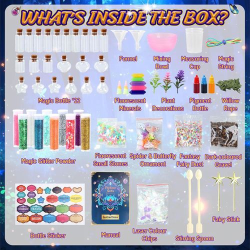 22 Magic Potions DIY Set for 6+ kids