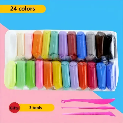 2-pack X 24 Colors Clay Air-dried Clay Set