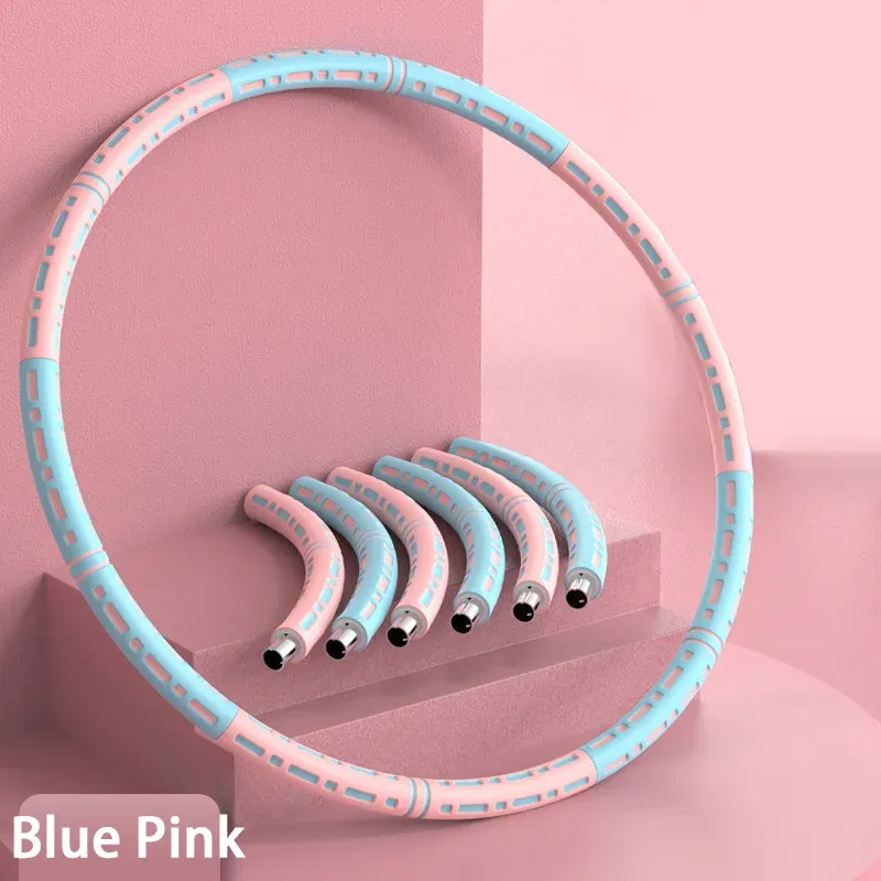 Adjustable 6-Section Foam Exercise Hoop