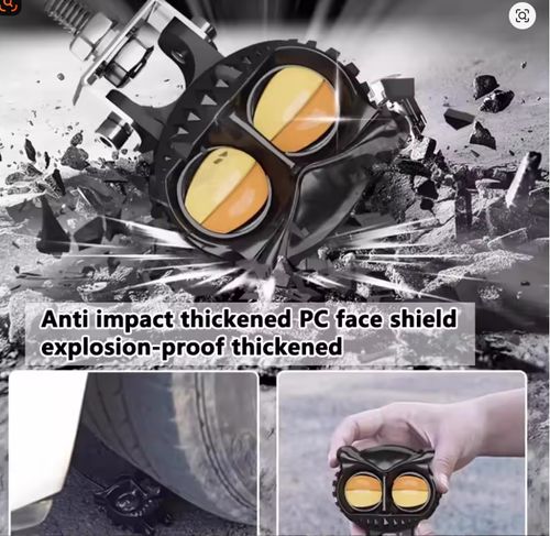 2pcs Owl Car Headlights Motorcycle Headlights