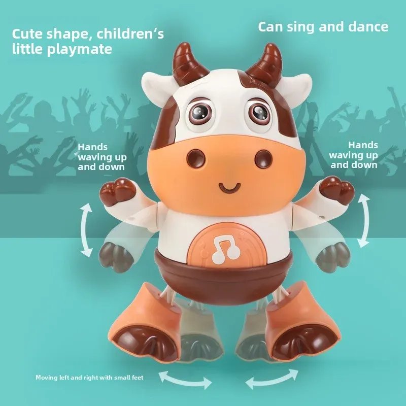 Dancing cow toy for baby