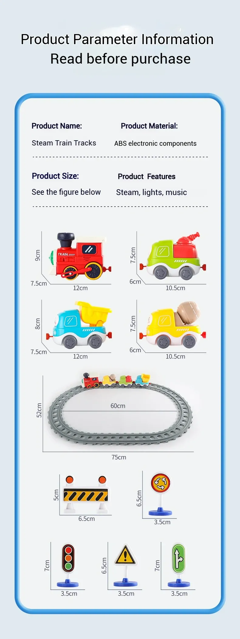 Children Electric Track Train Toy