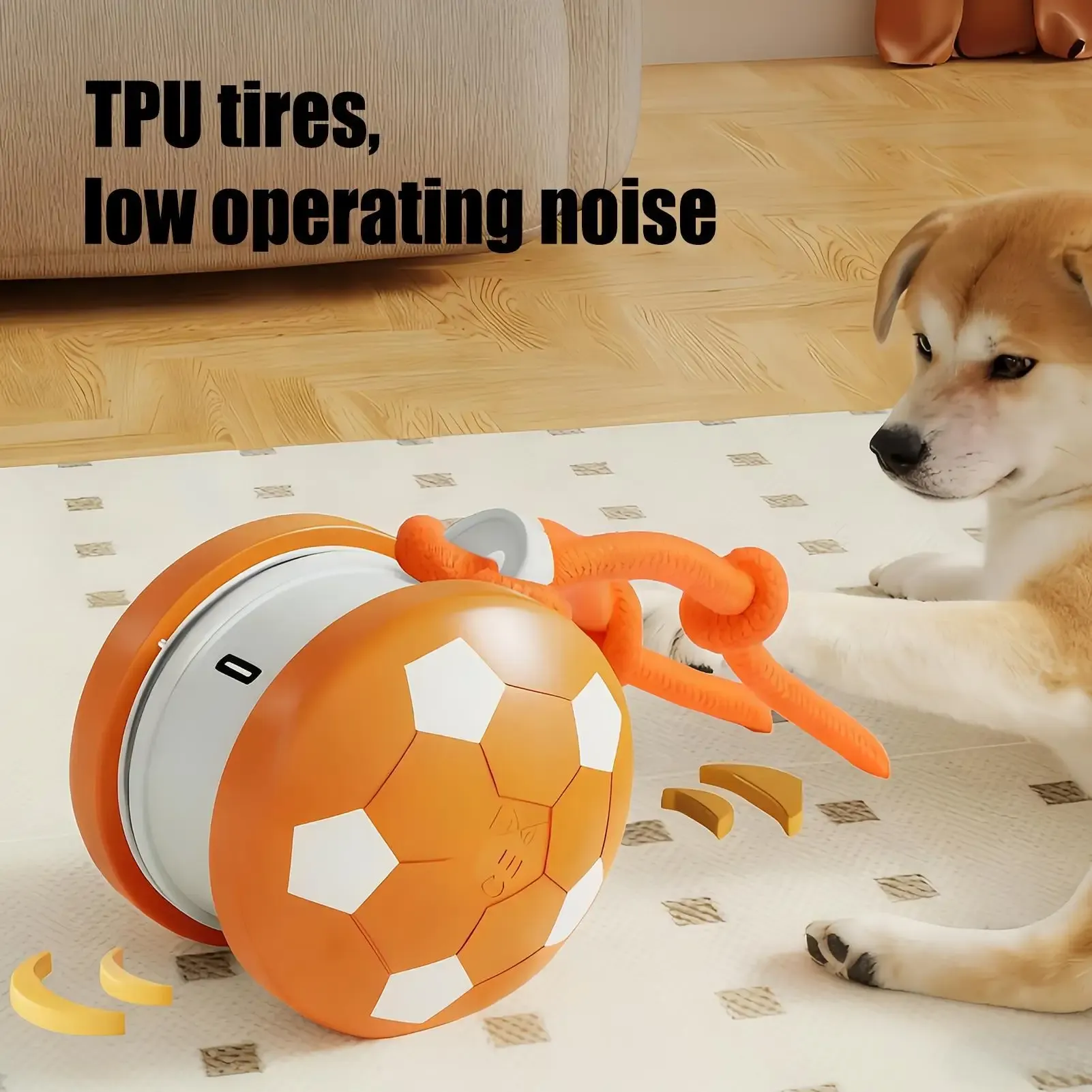 Rechargeable TPR Interactive Dog Ball