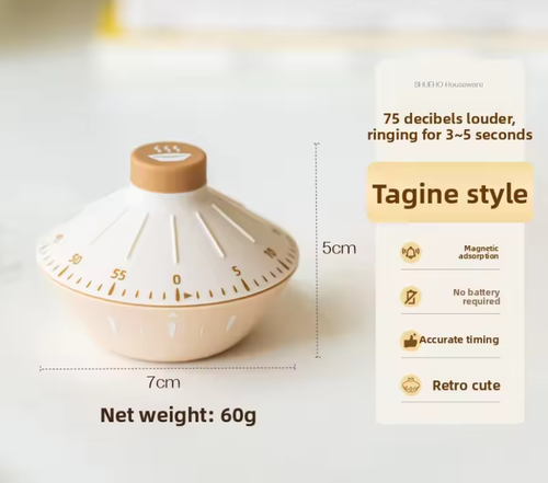 Cute Pot-Shaped  Mechanical Kitchen Timer