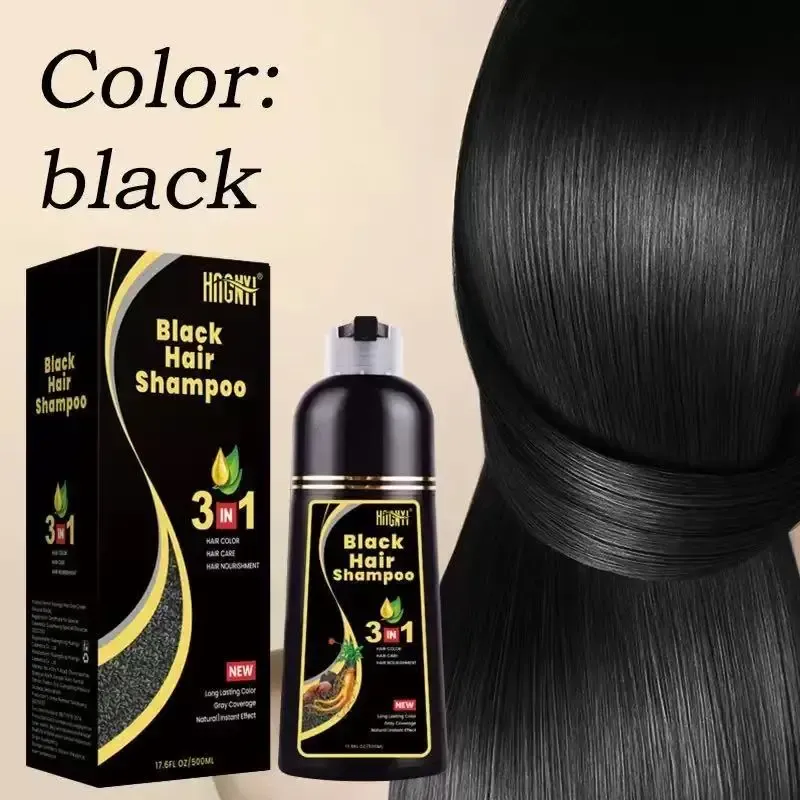 500ml 3-in-1 Hair Dye Shampoo