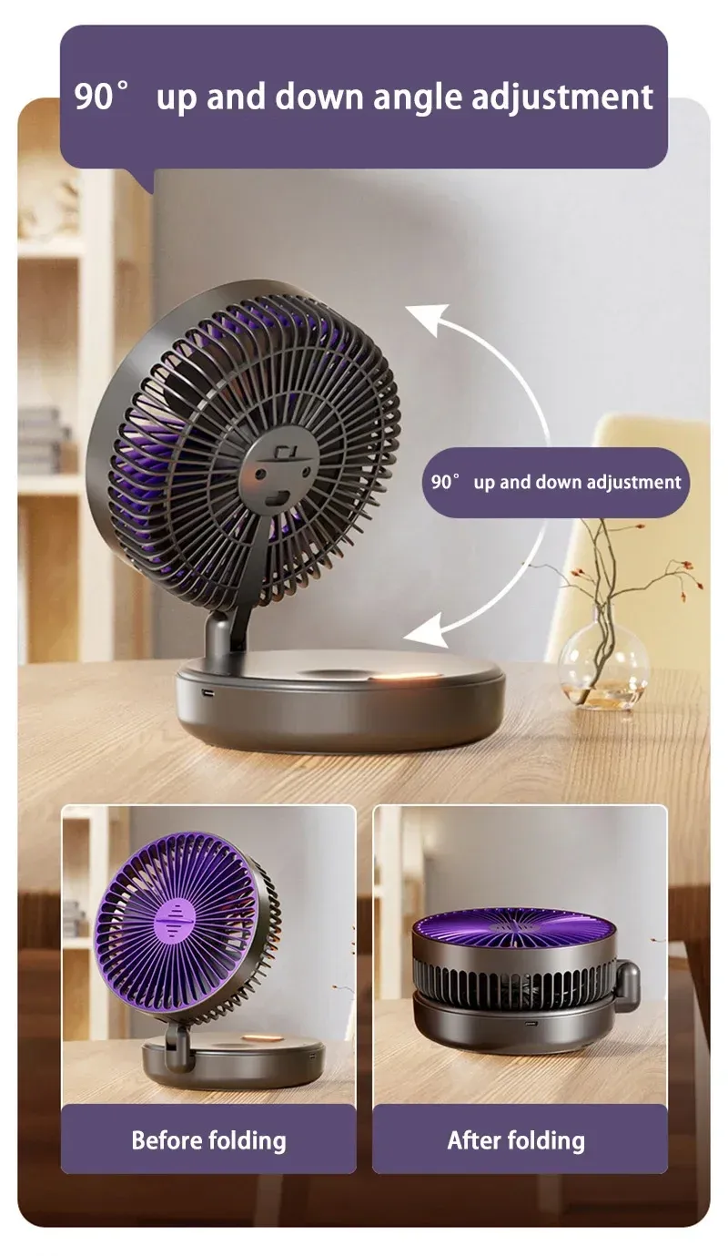 2025 Upgrade 3-in-1 Multi-functional USB Fan