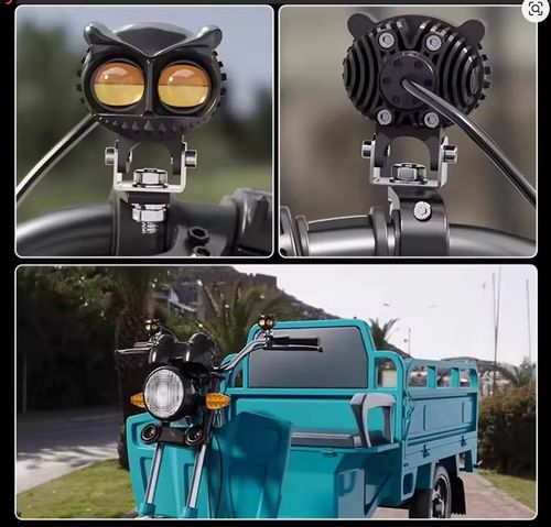 2pcs Owl Car Headlights Motorcycle Headlights