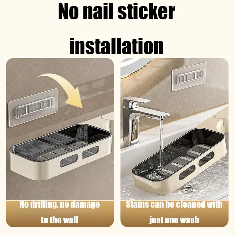 ABS 90-180 degrees Foldable Wall-mounted  Corner Shelf