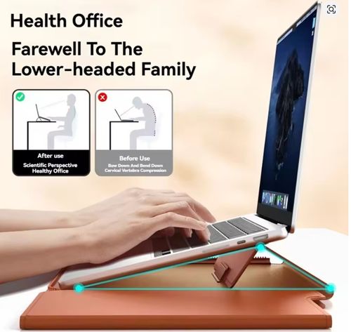 Stylish Laptop Sleeve with Stand Bag