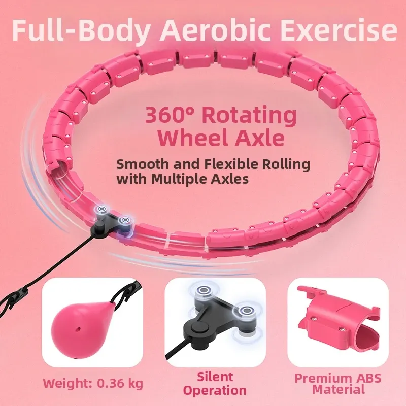 Adjustable 24-knot Hula Hoop