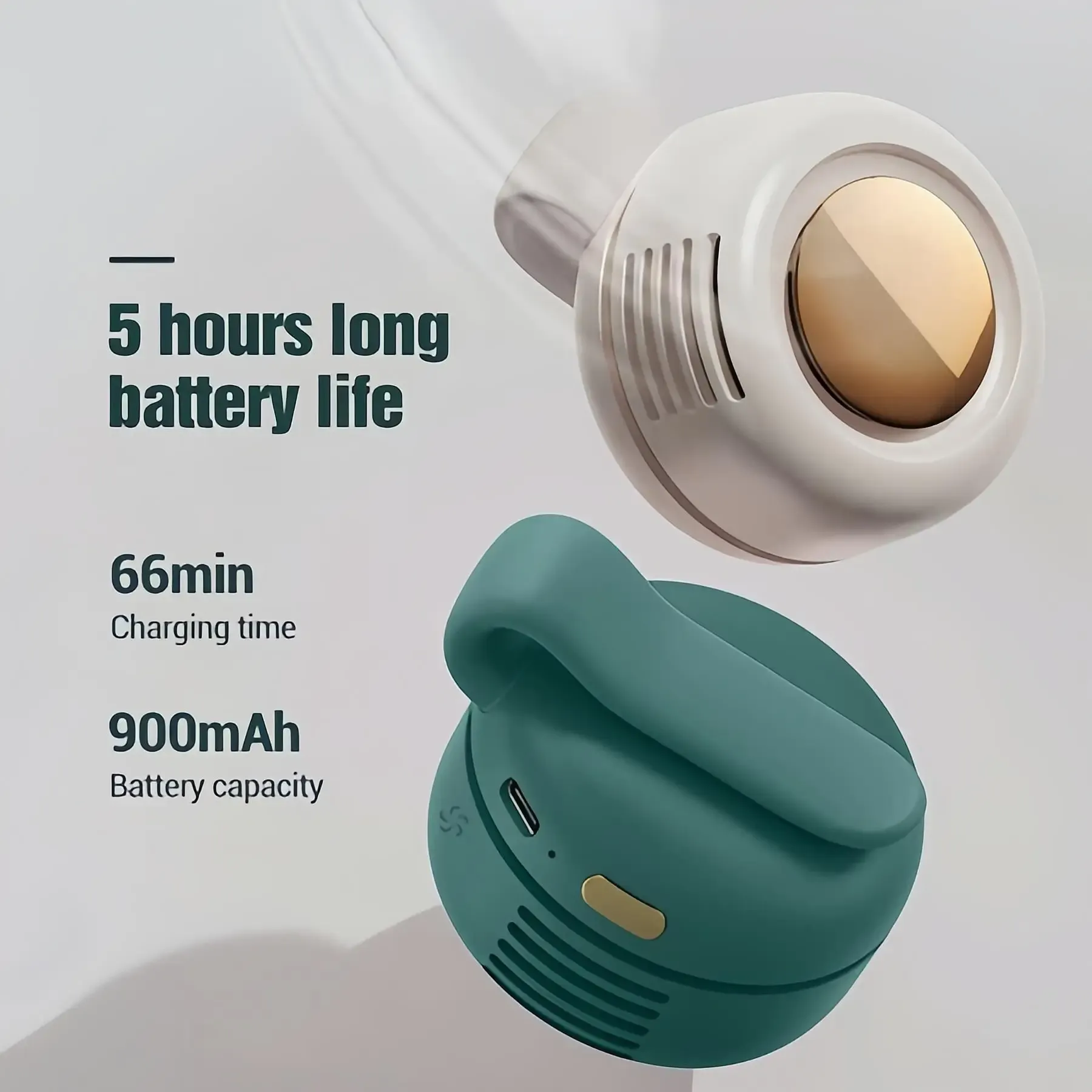 2025 New Clip-on Bladeless Fan to bags, strollers, desks, cloths and so on