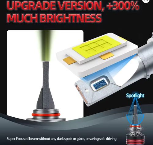 H4 H7 H13 9007  LED Headlight Bulbs -12 to 24 Voltage