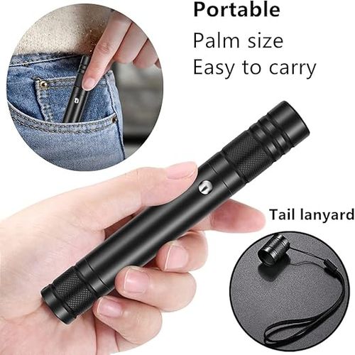 Laser Pointer Laser Pointer Flashlight, Green Laser Pointer - USB Rechargeable Laser Flashlight, Rechargeable USB Green Light, Engineering Pointer Pen Practical Tool Gift Suitable for Night And Outdoor Activities Camping, Survival Equipment, Compact
