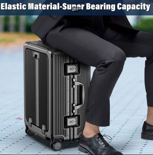 [24-hour delivery+Cash on delivery] 20-Inch Premium Hardshell Spinner Suitcase - Sturdy Aluminum Frame, Combination Lock, Durable ABS Shell, Smooth Rolling Wheels, and Telescoping Aluminum Handle.