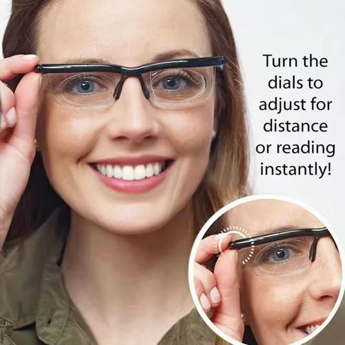 Adjustable Focus Glasses Near AND Far Sight