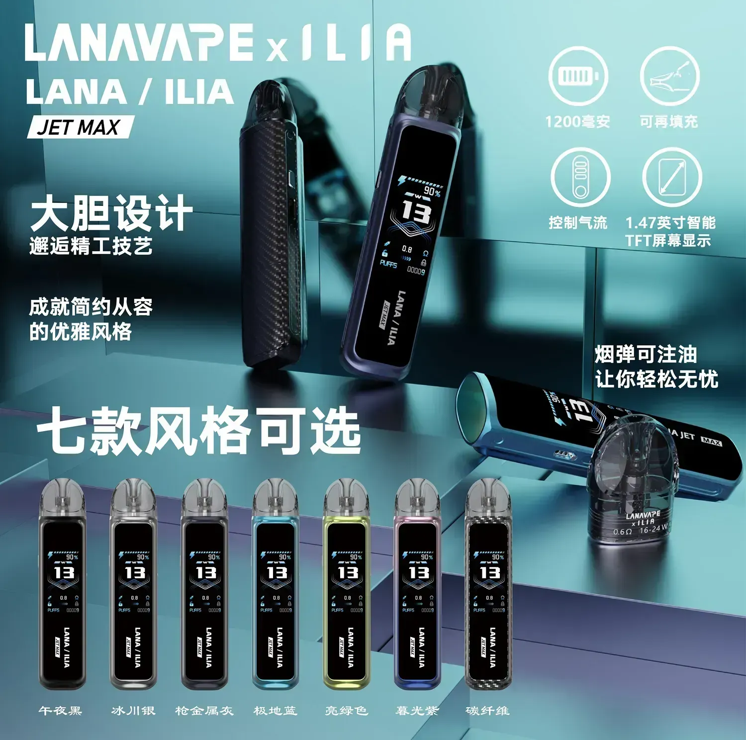 LANA ILIA JRT MAX 注油式主機組合套裝