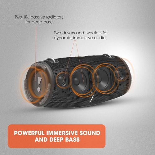 JBL Xtreme 3 - Portable Bluetooth Speaker, Powerful Sound and Deep Bass, IP67 Waterproof, 15 Hours of Playtime, Powerbank, PartyBoost for Multi-speaker Pairing