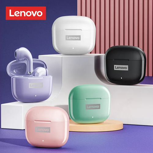 Original Lenovo LP40 Pro TWS Wireless Earphoneb 5.0 Stereo Headset Noise Reduction Earbuds LP40 Wireless Earbuds Power Earphone