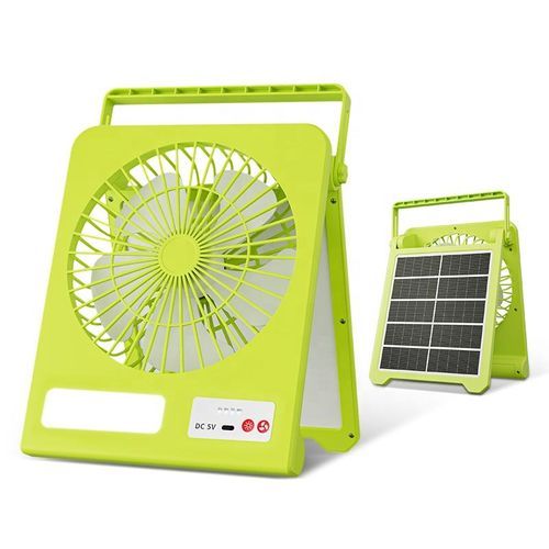 Solar-Powered Portable Handheld Fan | USB Rechargeable Mini Fan for Office & Outdoor Camping