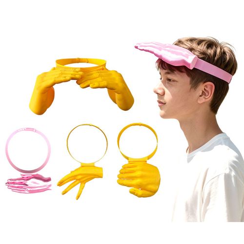 Vashine 3D Printed Hand Shade Hat | Eco-Friendly PLA Sun Hat for Summer & Parties