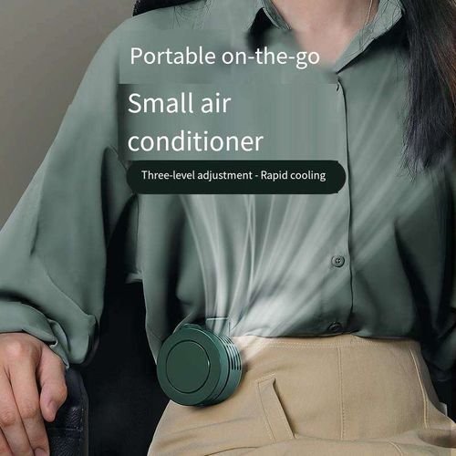 2-in-1 Bladeless Waist Clip Fan | Portable Neck Fan with 3 Speeds for Outdoor Cooling