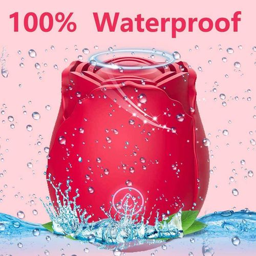 Premium Waterproof Rose Vibrator | Gentle Clitoral Suction Stimulator for Intimate Pleasure