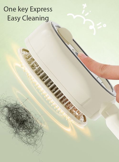Portable Electric Scalp Massager | Self-Cleaning Hair Growth & Relaxation Brush for Women