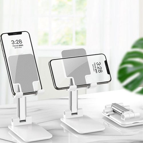 Adjustable Desktop Phone Holder & Tablet Mount | Flexible Gooseneck Stand for Office, Bed & Live Content