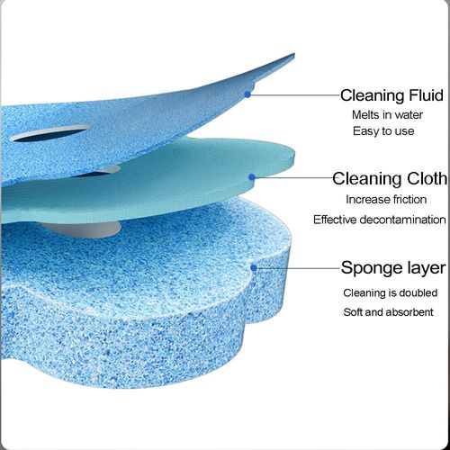 Wall-Mounted Toilet Brush Scrubber with Disposable Heads | 360° No Dead Corners Cleaning & Hygienic PP Replacement Brushes