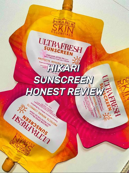 Buy 1 Get 4 Free! Hikari Ultrawhite Sunscreen SPF50 PA++++ | Whitening & Moisturizing BB Cream