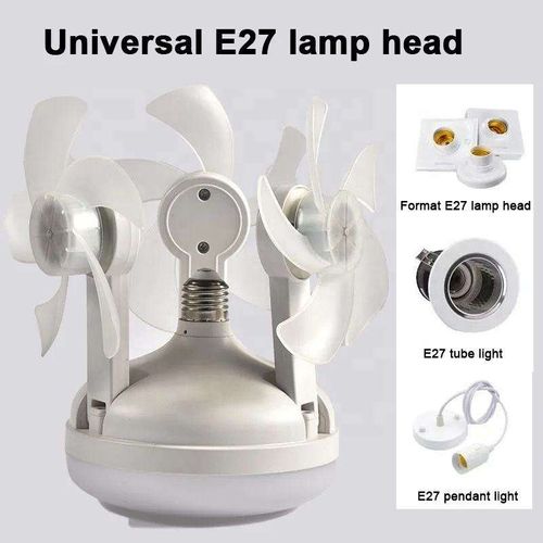 New Drone-style Fan Light, Screw-in Integrated Fan & Light, Quiet Remote Control Energy-saving Ceiling Fan Light