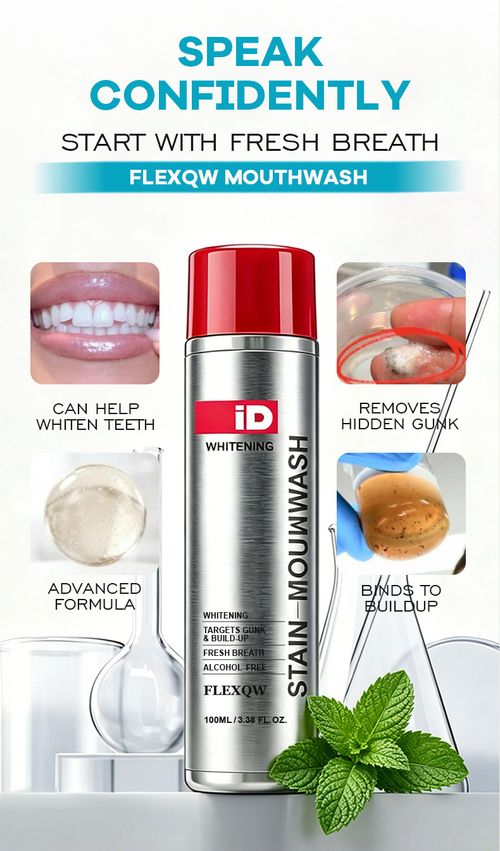 Whitening Oral Rinse: Remove Plaque, Fight Stains & Refresh Breath