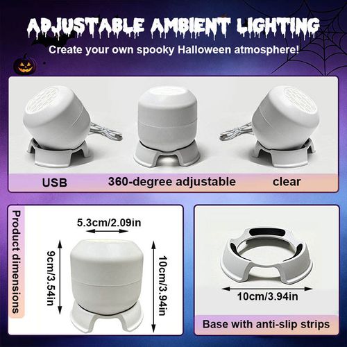 TSINYE Rotating Ocean LED Projector | Adjustable Brightness Touch Lamp | Fun & Romantic Vibe for Your Room