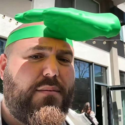 Vashine 3D Printed Hand Shade Hat | Eco-Friendly PLA Sun Hat for Summer & Parties