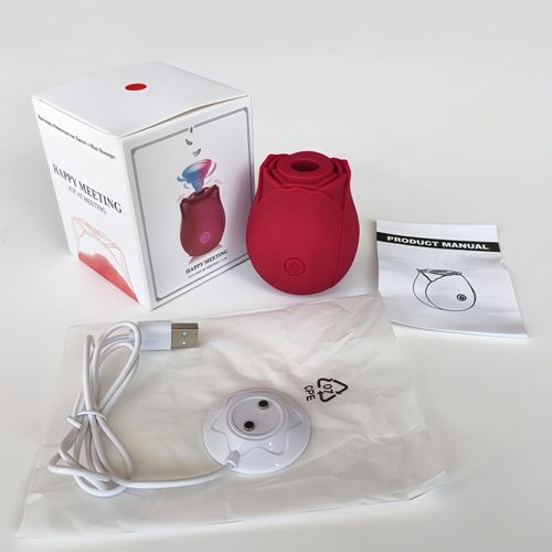 Premium Waterproof Rose Vibrator | Gentle Clitoral Suction Stimulator for Intimate Pleasure