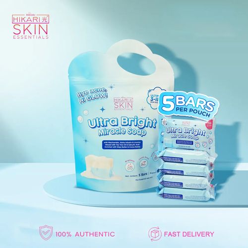 Hikari Ultra Bright Miracle Soap 75g | Deep Cleansing, Anti-Mite & Moisturizing Whitening Beauty Bar