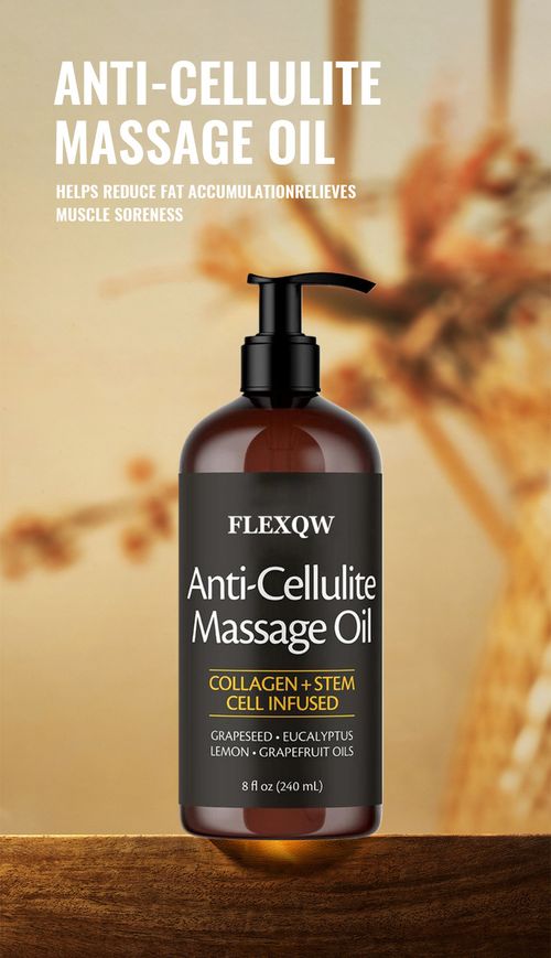 Vitamin C Body Massage Oil | Firming, Anti-Cellulite & Stretch Mark Care
