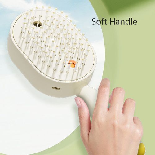 Portable Electric Scalp Massager | Self-Cleaning Hair Growth & Relaxation Brush for Women