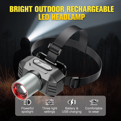 🔥Bright Outdoor Rechargeable LED Headlamp