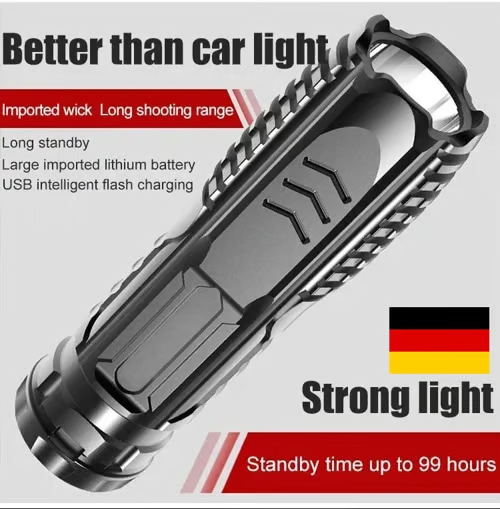 🔥 Multifunctional Rechargeable Flashlight