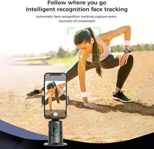 🎥Smart Facial Recognition Smartphone Tripod