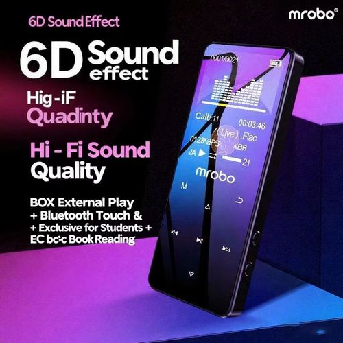 MP4 player with touch key and bluetooth speaker mini walkman portable