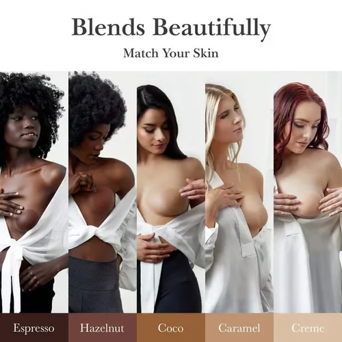 Go Braless! Seamless Nipple Cover (Latex-free and 100% Medical Silicone)