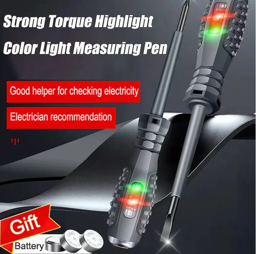 2-in-1 High Torque Strong Magnetic Screwdriver Electricity Detector