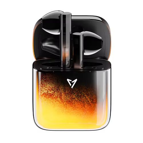 New BT5.4 Tws Anc Wireless Earbuds Noise Cancellation Tws Headphones Transparent Flashing Light Earphone