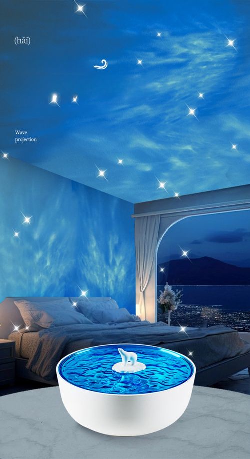 Polar species Arctic Ocean Sound - listening Speaker, White Noise Bluetooth Speaker, Projector, Sleep - aiding Night Light