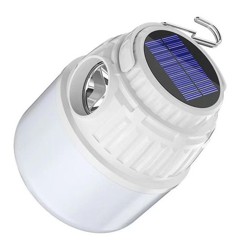 Outdoor Solar Rechargeable Foldable Tent Light Waterproof Emergency Camping Lantern