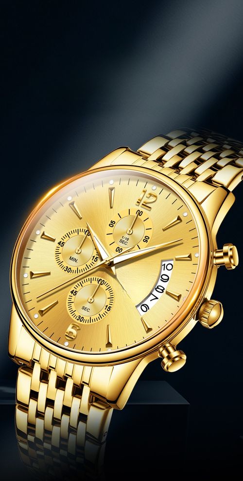 Business Watch Wrist Waterproof Watch for Men Big Dial Multifunctional Smart Quartz Watch