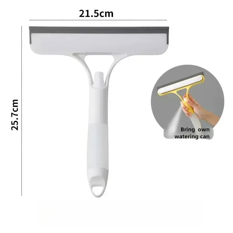 Multifunctional Glass Wiper Watering Can Sponge Squeegee Cleaning Mirrors Windows Cars Includes Bathroom Accessories Kitchen Use